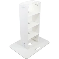 ProX Control Tower DJ Podium Stand for DDJ-REV7, XDJ-AZ, FLX10, RANE Four White Finish