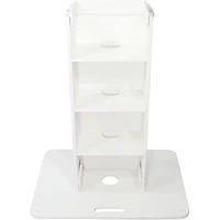 ProX Control Tower DJ Podium Stand for DDJ-REV7, XDJ-AZ, FLX10, RANE Four White Finish