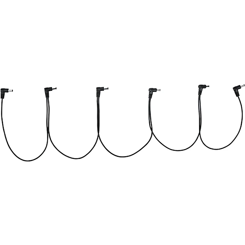 Gator 5-Output Daisy Chain Power Adapter Cable with Male Input Barrel Plug