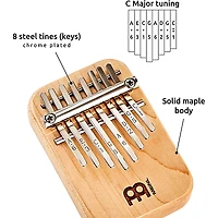 MEINL Sonic Energy 8 Note Solid Kalimba Maple