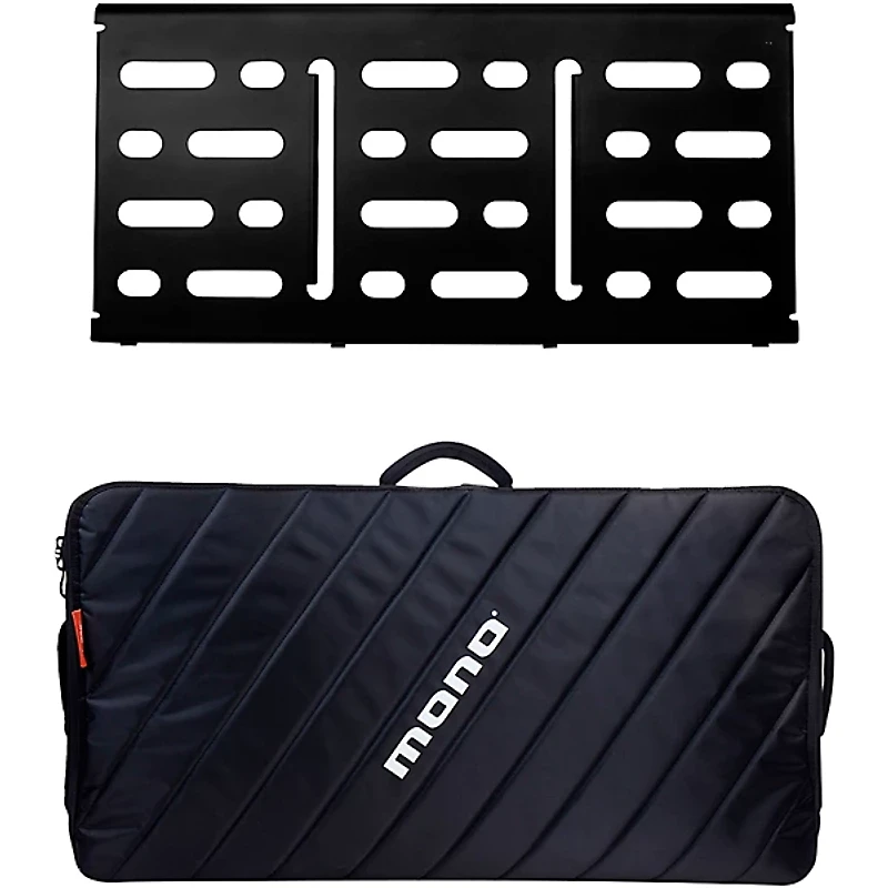 MONO Pedalboard Large, Black and Pro Accessory Case 2.0, Black