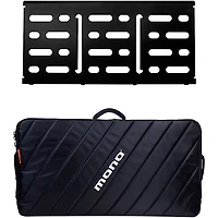 MONO Pedalboard Large, Black and Pro Accessory Case 2.0, Black