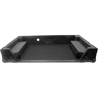 ProX Flight Case for RANE ONE MKII DJ Controller with 1U Rack and Wheels - Black/Black