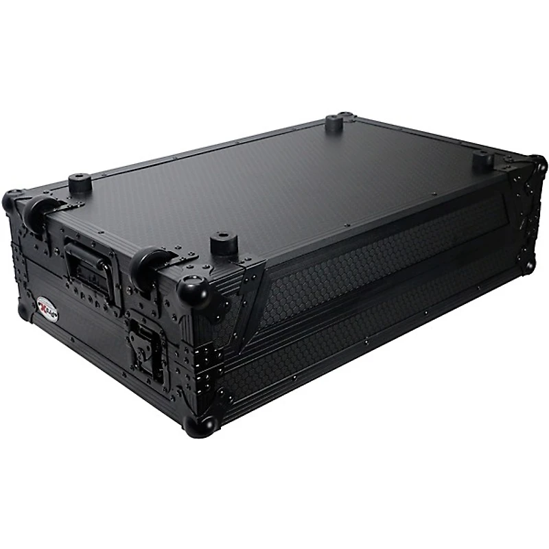ProX Flight Case for RANE ONE MKII Dj Controller W-Sliding Laptop Shelf & Wheels| Black on Black