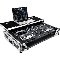 ProX Flight Case for RANE ONE MKII DJ Controller with Sliding Laptop Shelf, 1U Rack and Wheels
