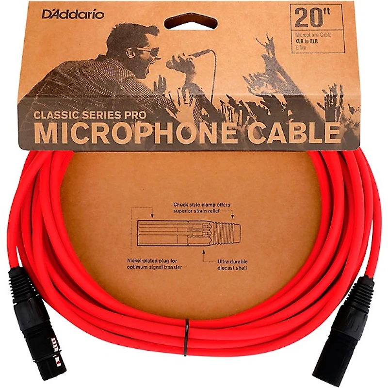 D'Addario Classic Pro Microphone Cable