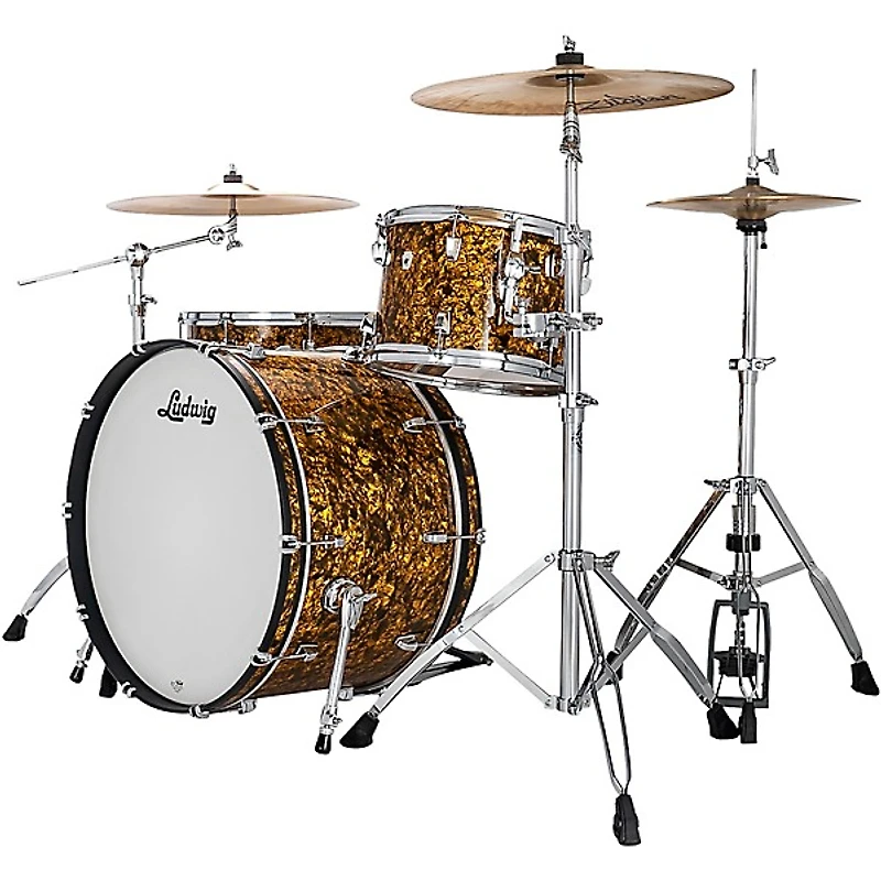 Ludwig NeuSonic 3-Piece Pro Beat Shell Pack With 24" Bass Drum