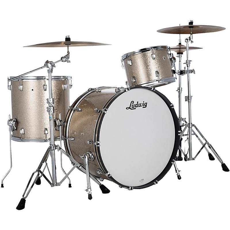 Ludwig NeuSonic 3-Piece Pro Beat Shell Pack With 24" Bass Drum