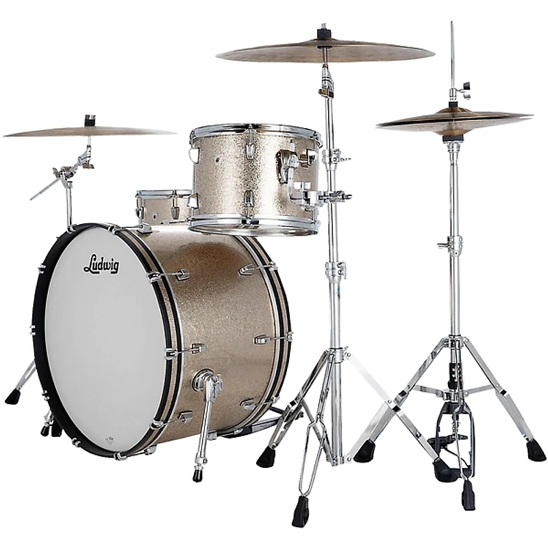 Ludwig NeuSonic 3-Piece Pro Beat Shell Pack With 24" Bass Drum