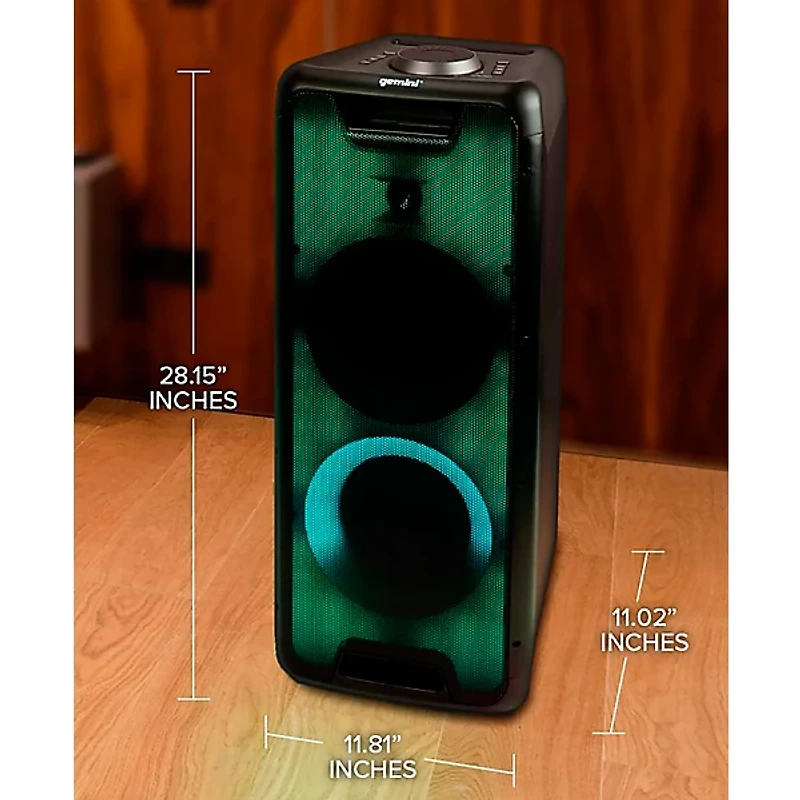Gemini GLS-880 Dual 8" Portable Party System