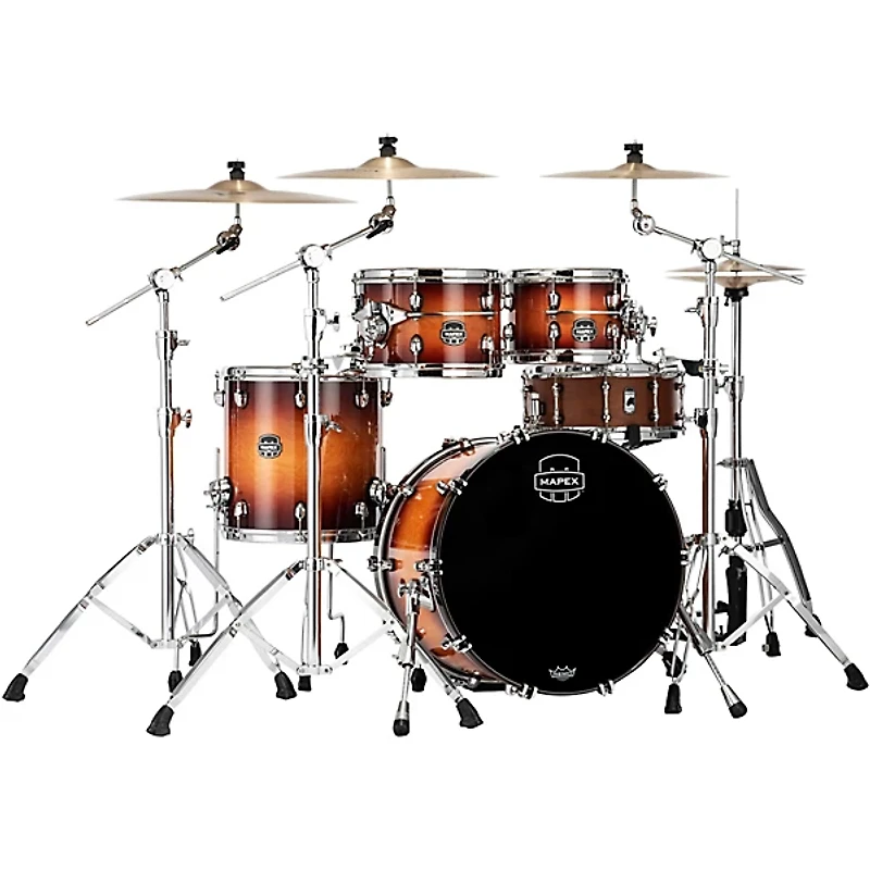 Mapex Saturn Evolution Fusion Maple 4-Piece Shell Pack With 20" Bass Drum -