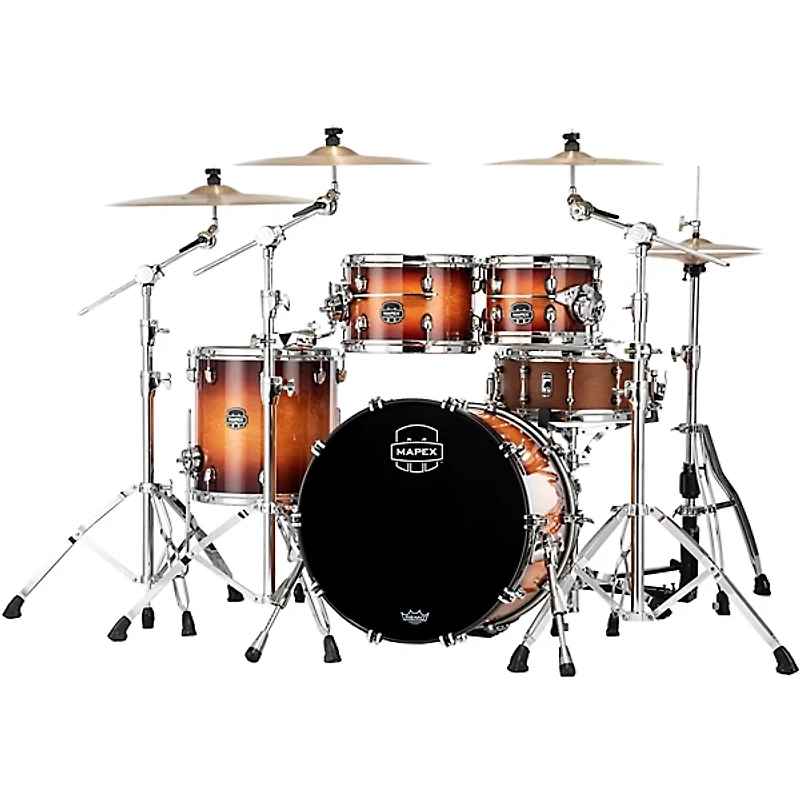 Mapex Saturn Evolution Fusion Maple 4-Piece Shell Pack With 20" Bass Drum -