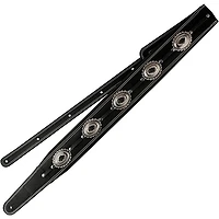 RICHTER Springbreak I Concho Guitar Strap Black/Old Nickel 2.76 in.