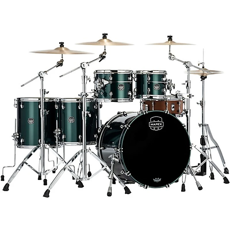 Mapex Saturn Evolution Workhorse Birch 5-Piece Shell Pack With 22" Bass Drum -
