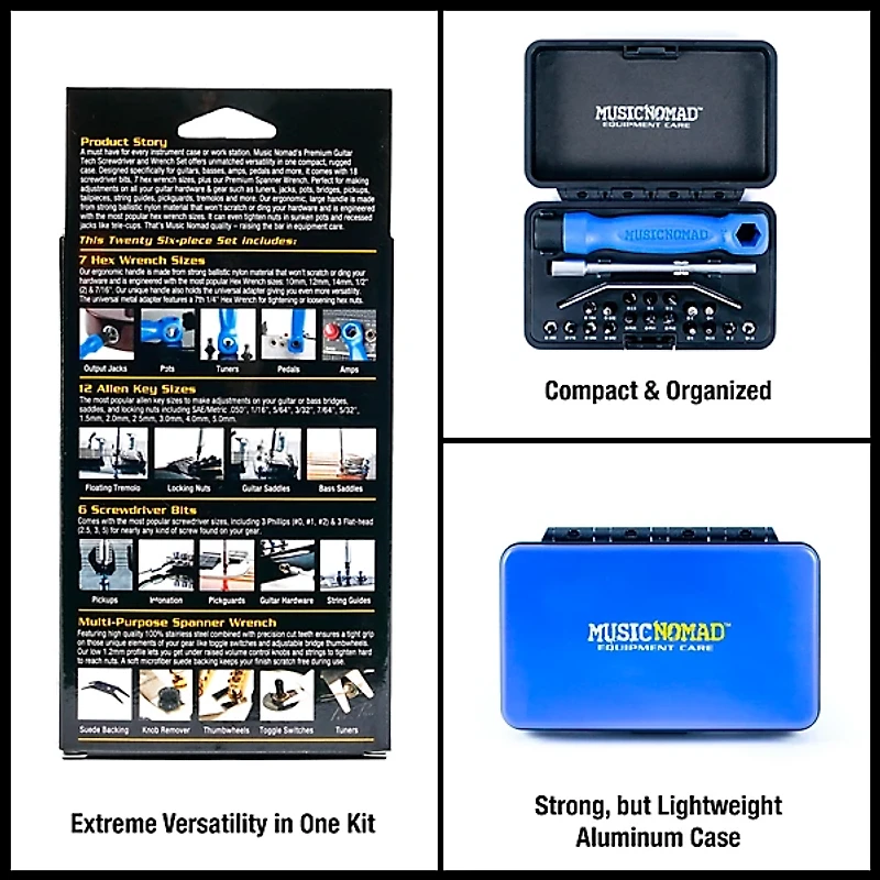 Music Nomad KEEP IT SIMPLE, SETUP Starter Kit Bundle