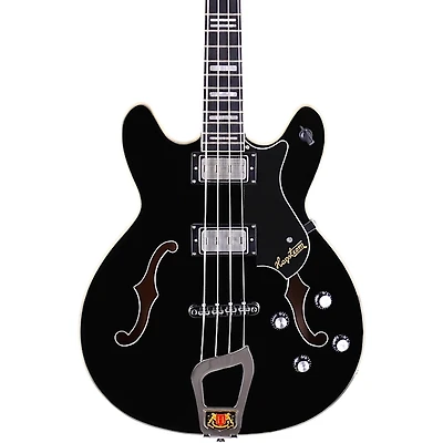 Hagstrom Viking Electric Short-Scale Bass Guitar Black