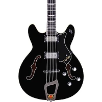 Hagstrom Viking Electric Short-Scale Bass Guitar Black