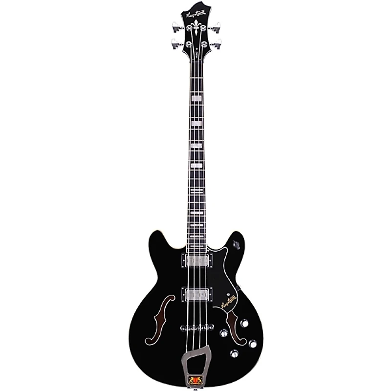 Hagstrom Viking Electric Short-Scale Bass Guitar Black