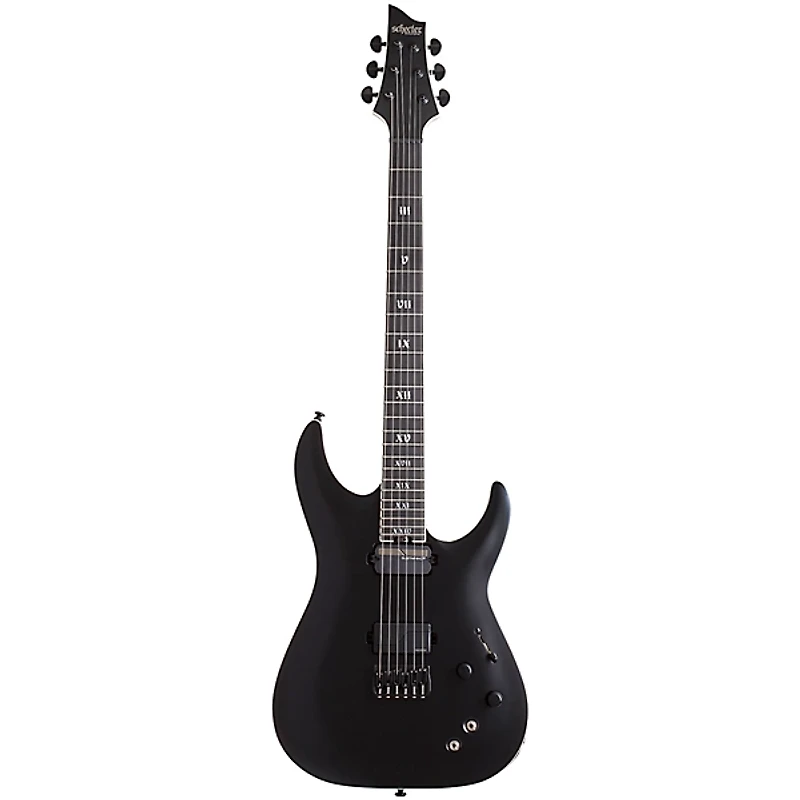 Schecter Guitar Research C-1 S HT SLS Elite "Evil Twin" Electric Guitar Satin Black