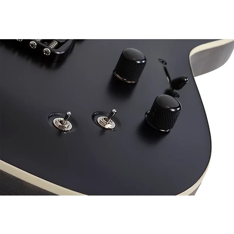 Schecter Guitar Research C-1 S HT SLS Elite "Evil Twin" Electric Guitar Satin Black