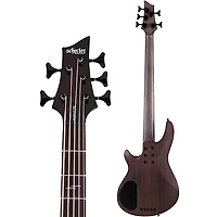 Schecter Guitar Research Omen Elite-5 5-String Electric Bass Black Cherry Burst