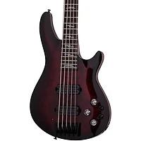 Schecter Guitar Research Omen Elite-5 5-String Electric Bass Black Cherry Burst
