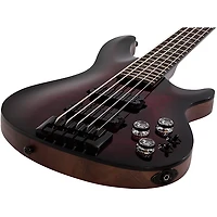 Schecter Guitar Research Omen Elite-5 5-String Electric Bass Black Cherry Burst