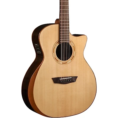 Washburn G20SCE Comfort 20 Series Grand Auditorium Cutaway Acoustic-Electric Guitar Natural