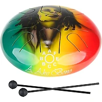 X8 Drums 8 Note A Ake Bono Tongue Drum, Reggae Rasta