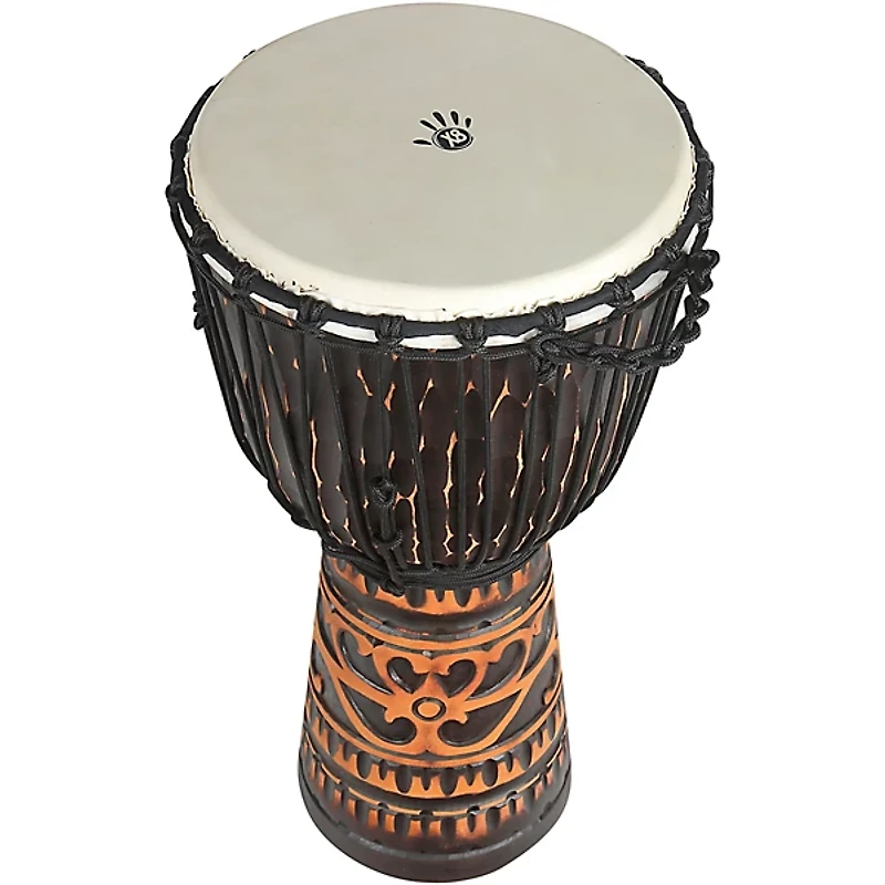 X8 Drums Deep Carve Antique Chocolate Djembe Drum