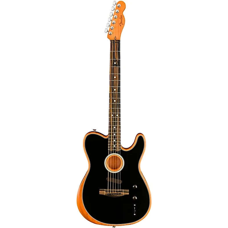 Fender American Acoustasonic Telecaster Ebony Fingerboard Acoustic-Electric Guitar