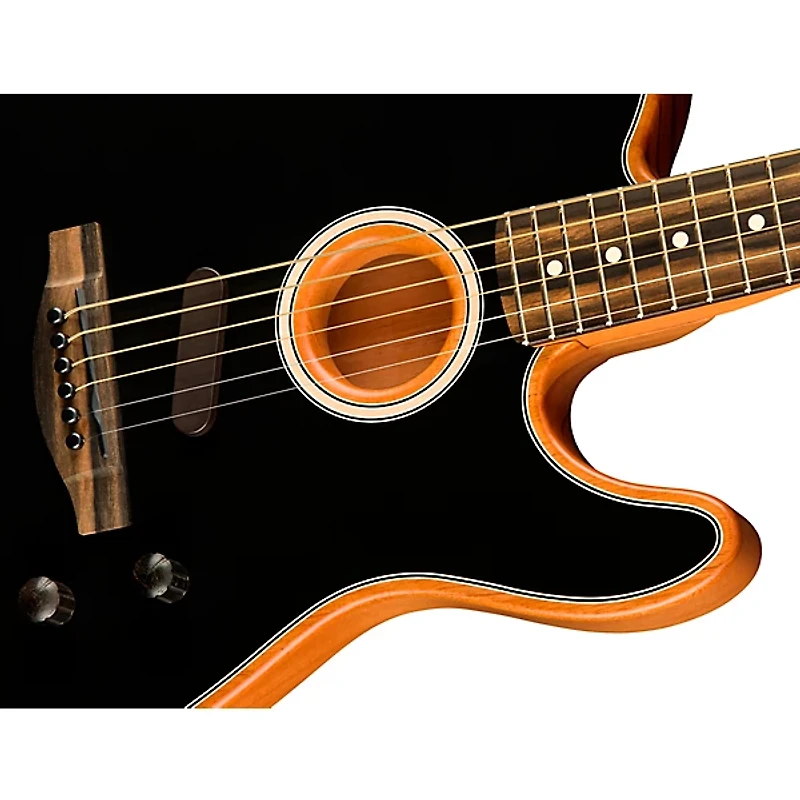 Fender American Acoustasonic Telecaster Ebony Fingerboard Acoustic-Electric Guitar