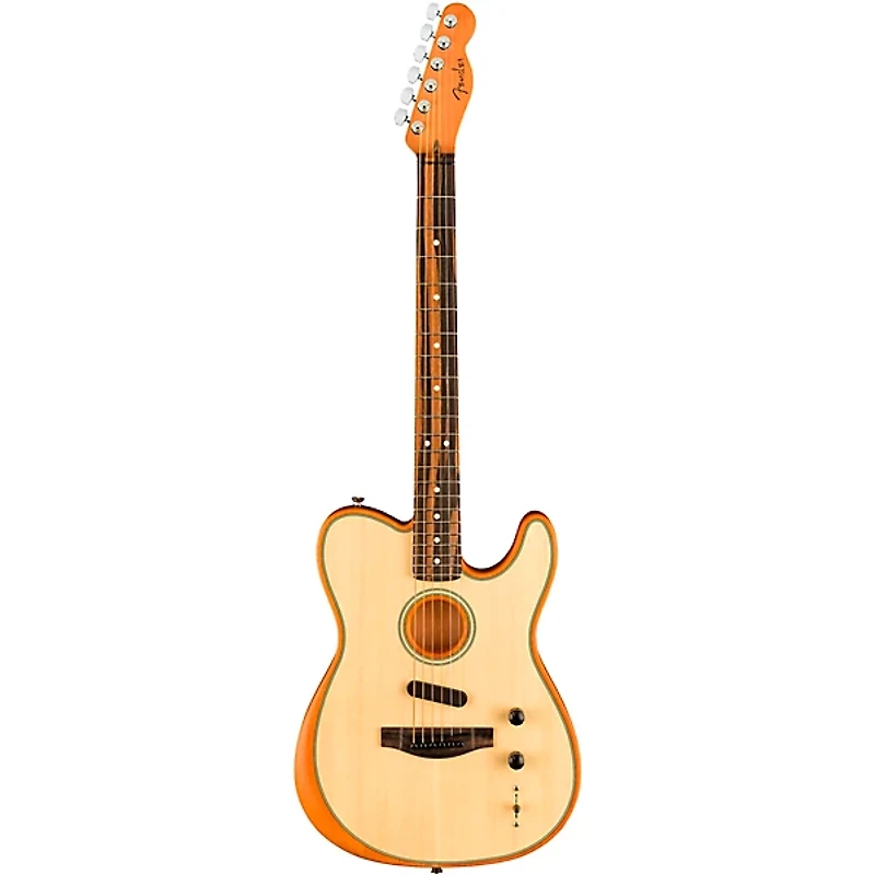 Fender American Acoustasonic Telecaster Ebony Fingerboard Acoustic-Electric Guitar