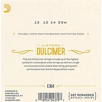 D'Addario DADDARIO EJ64 DULCIMER STRINGS