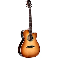 Alvarez FY70CESHB Yairi Standard Folk/OM Acoustic-Electric Guitar Shadow Burst