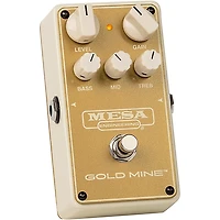 MESA/Boogie Gold Mine Overdrive Effects Pedal Gold