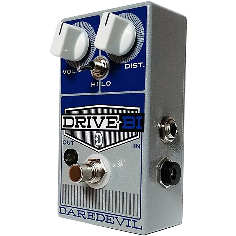 Daredevil Pedals DRIVE-Bi Dual Gain Distortion Effects Pedal Blue