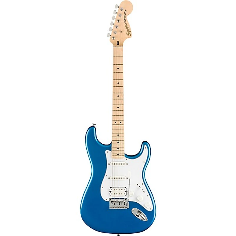 Squier Affinity Series Stratocaster HSS Electric Guitar Pack With Fender Frontman 15G Amp Lake Placid Blue