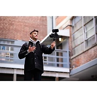 Sennheiser MKE 400 Mobile Kit - Includes MKE 400 Shotgun Microphone, Manfrotto PIXI Mini Tripod and Sennheiser Smartphone Clamp