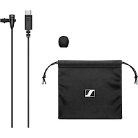 Sennheiser XS LAV USB-C MOBILE KIT - Includes XS Lav USB-C Clip-on Lavalier Microphone, Manfrotto PIXI Mini Tripod and Sennheiser Smartphone Clamp