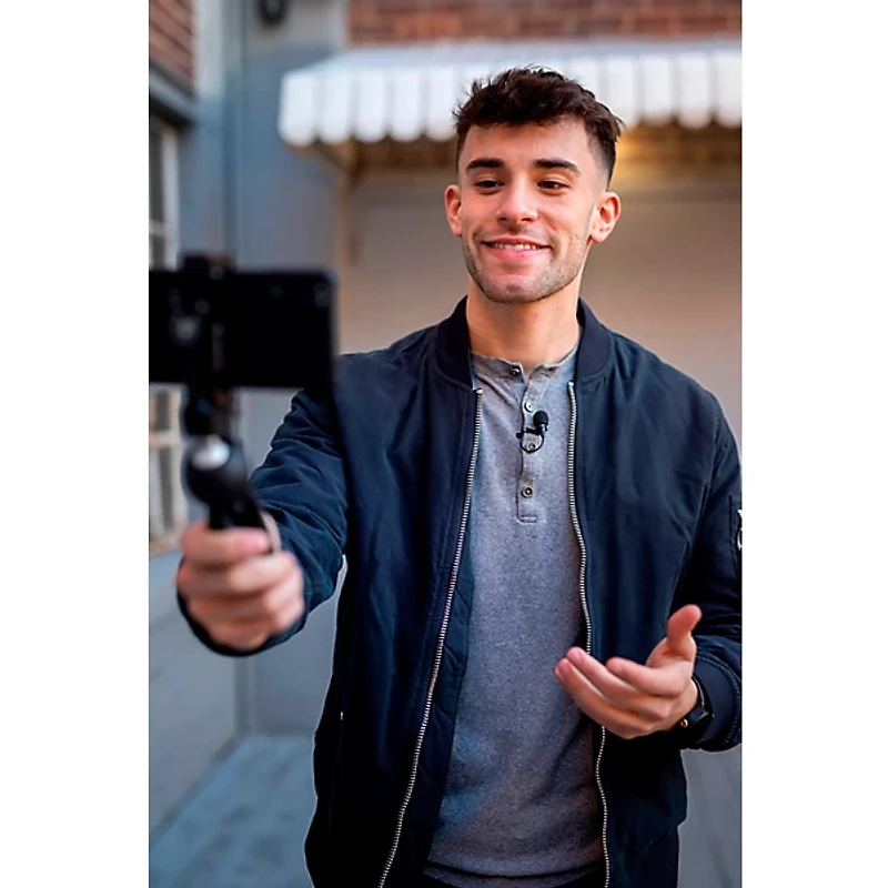 Sennheiser XS LAV USB-C MOBILE KIT - Includes XS Lav USB-C Clip-on Lavalier Microphone, Manfrotto PIXI Mini Tripod and Sennheiser Smartphone Clamp