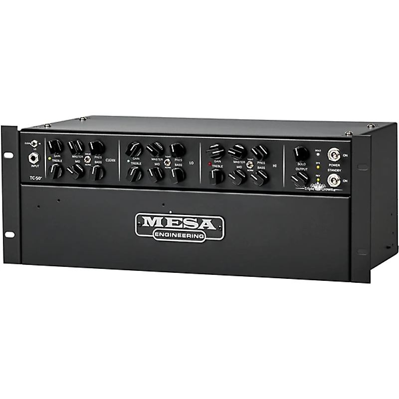 MESA/Boogie Triple Crown TC-50 Rackmount Guitar Tube Head Black