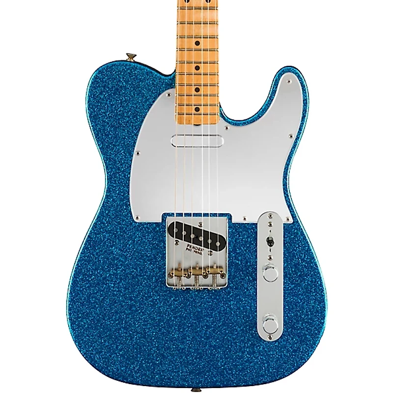 Fender J Mascis Telecaster Maple Fingerboard Electric Guitar Sparkle Blue