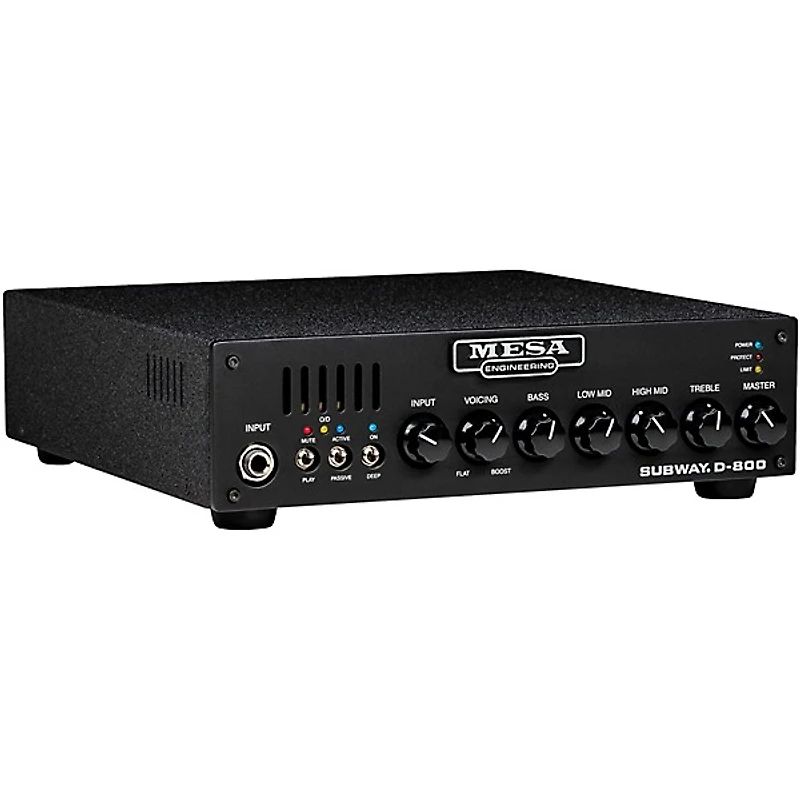 MESA/Boogie Subway D-800 Lightweight Solid-State Bass Amp Head Black