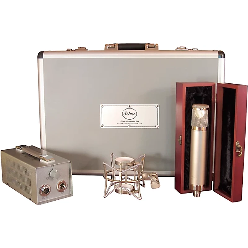 Peluso Microphone Lab P-12 Large Diaphragm Condenser Tube Microphone Kit Nickel