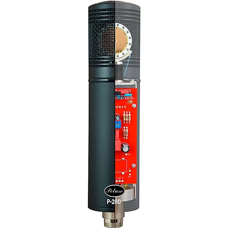 Peluso Microphone Lab P-280 Large Diaphragm Condenser Tube Microphone Kit Black