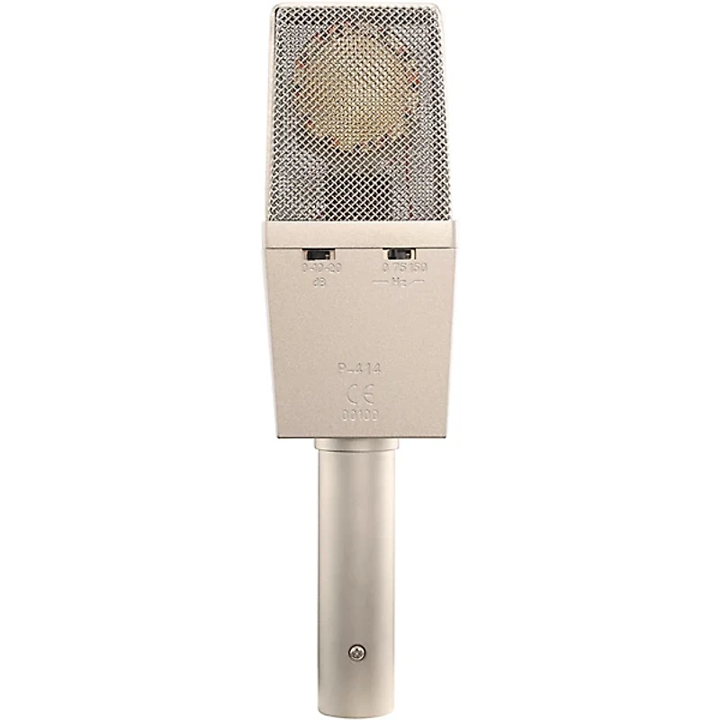 Peluso Microphone Lab P-414 Solid State Large Diaphragm Multi Pattern Condenser Microphone Kit Nickel