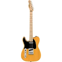 Squier Affinity Series Telecaster Maple Fingerboard Left-Handed Electric Guitar Butterscotch Blonde