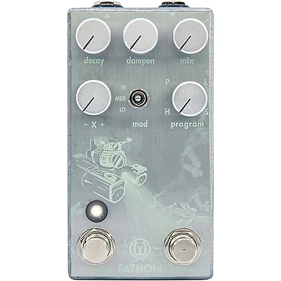 Walrus Audio Fathom Multi-Function Reverb Effects Pedal Platinum