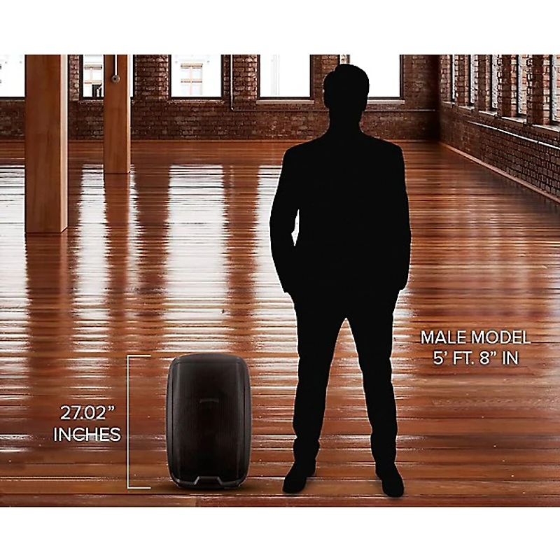 Gemini AS-2115BT 15" 2,000W Powered Loudspeaker With Bluetooth